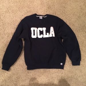 Retro UCLA Sweater in Navy